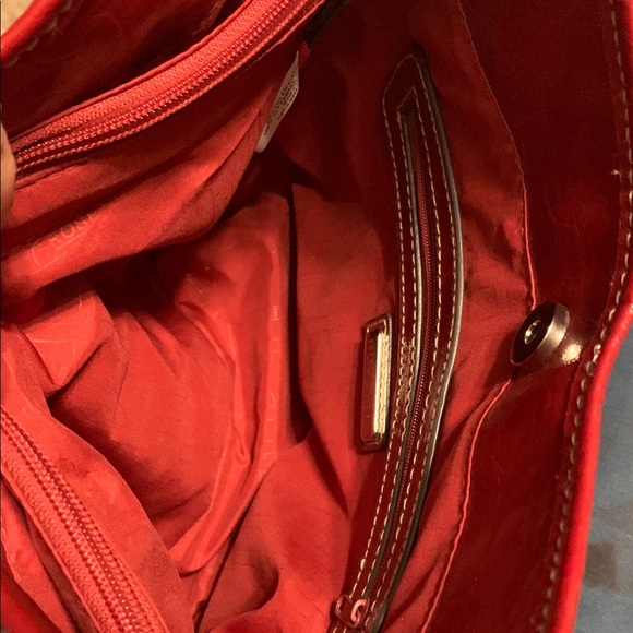 Rosetti Red Leather Shoulder Bag - Picture 13 of 16